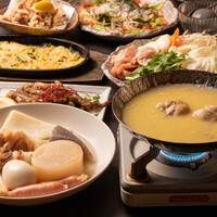 「濃厚とろだく水炊き×あご出汁おでん」堪能コース【120分飲み放題付き♪】4,000円 全8品