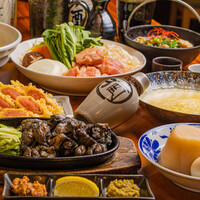 「炭焼き大山鶏×博多水炊き×あご出汁おでん」最高コース【120分飲み放題付き♪】5,000円 全８品